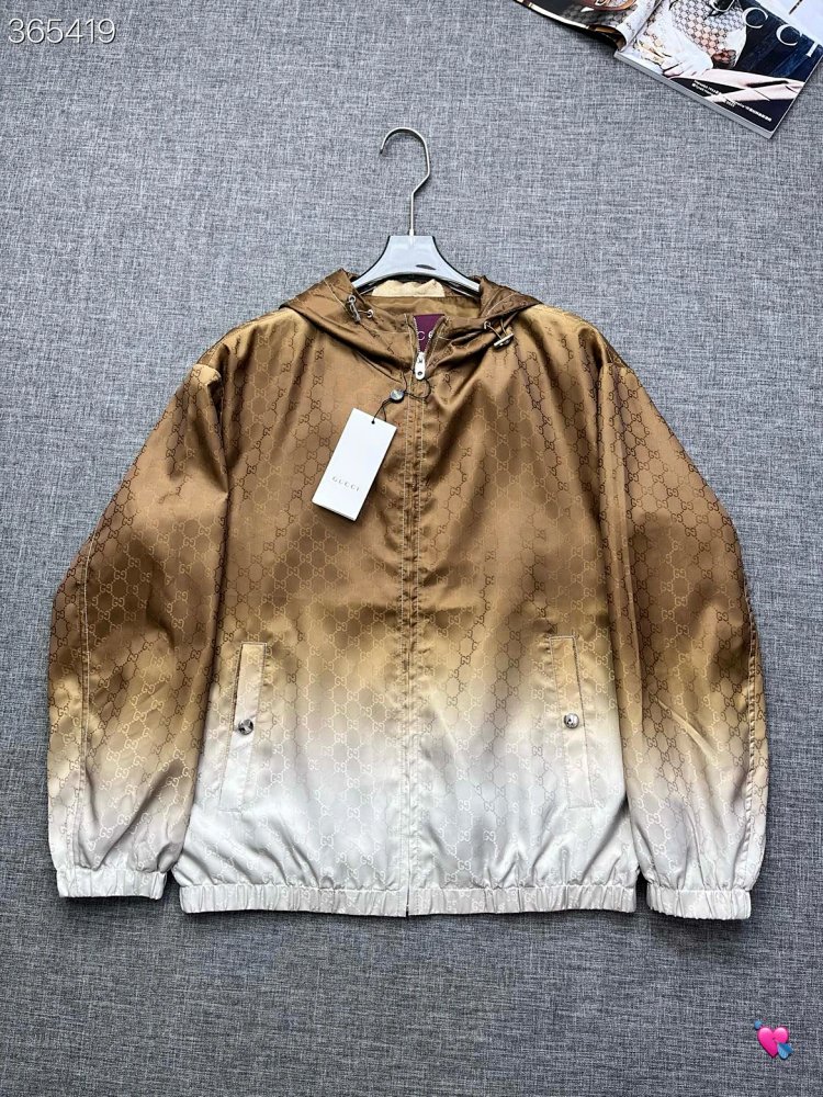 GUCCI 2026 new men's fashionable casual hooded jacket jacket | Suyperbuy Spreadsheet