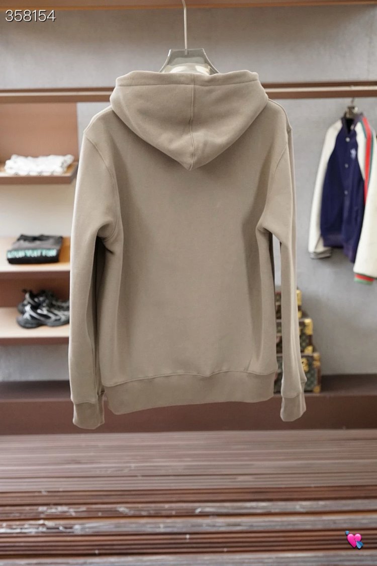 DiorClassic CD embroidered hooded pure cotton men's fashionable casual hooded sweatshirt | Suyperbuy