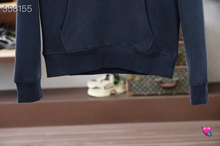 DiorDior classic CD embroidered hooded pure cotton men's fashionable casual hooded sweatshirt | Suyp