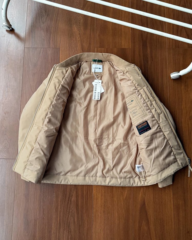 LACOSTEFrench Crocodile New Trendy Cotton Flight Jacket Cotton Coat BH2596 | Suyperbuy Spreadsheet