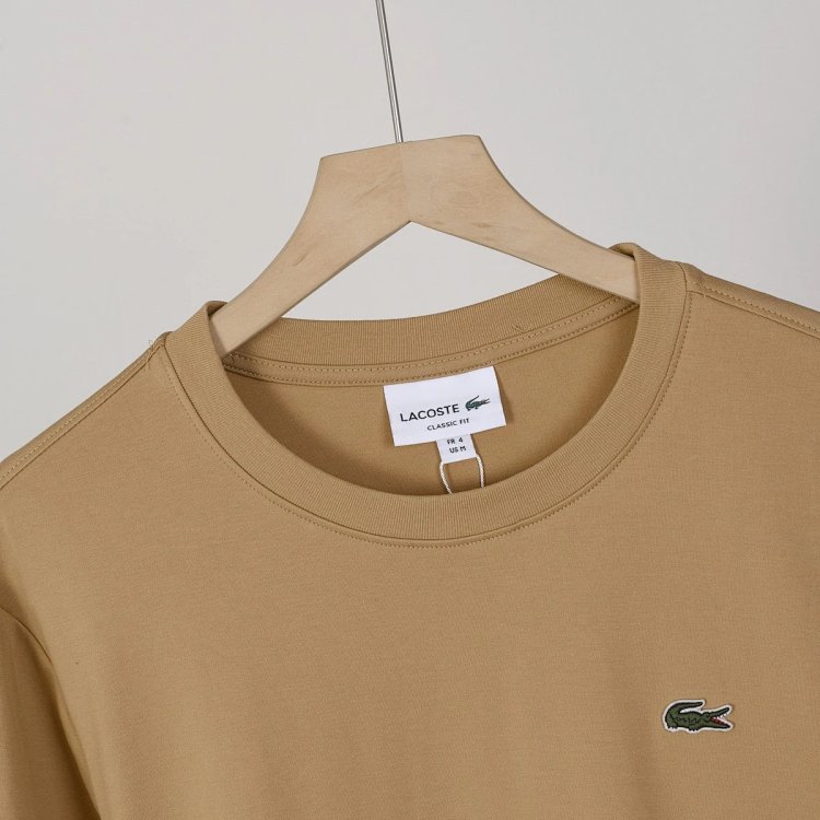 LACOSTE  French crocodile men's pure cotton round neck long sleeved T-shirt TH7307 | Suyperbuy Sprea