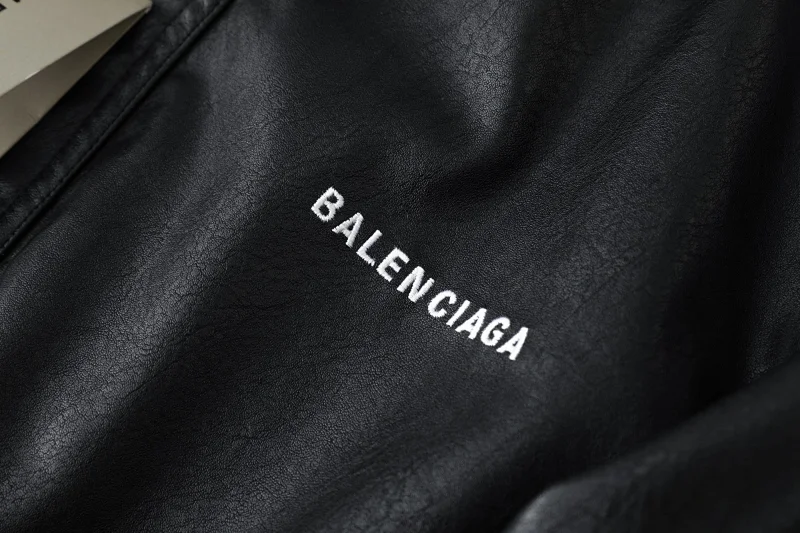 Balenciaga   Simulated PU leather jacket with loose fit | Suyperbuy Spreadsheet