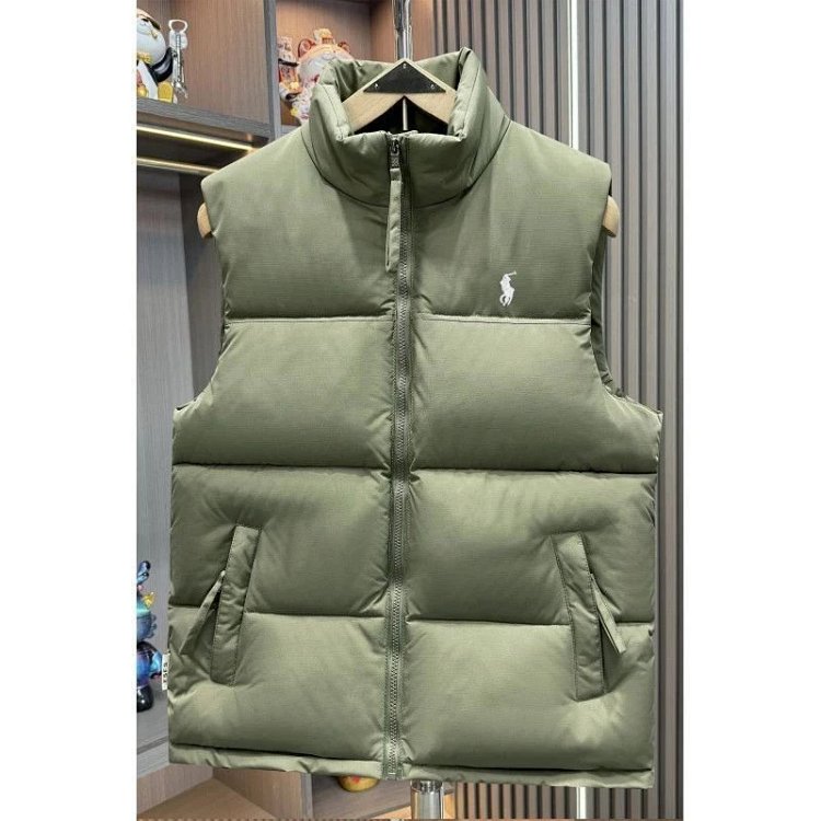 Ralph Lauren Light Luxury Down Cotton Vest Pony Tank Top Unisex Ralph Paul Polo Vest | Suyperbuy Spr