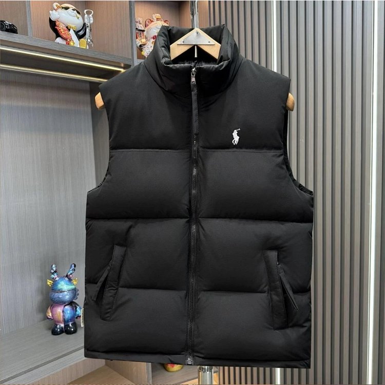Ralph Lauren Light Luxury Down Cotton Vest Pony Tank Top Unisex Ralph Paul Polo Vest | Suyperbuy Spr