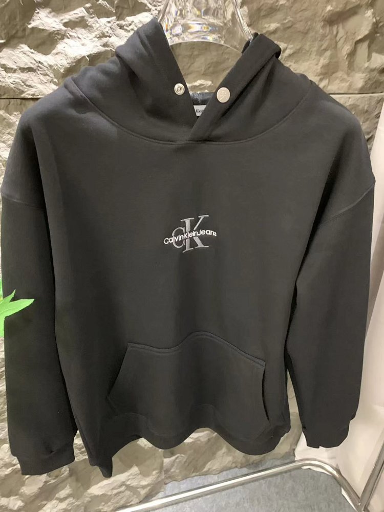 CKHooded hoodie jacket for autumn and winter, unisex, loose and casual, versatile long sleeved top