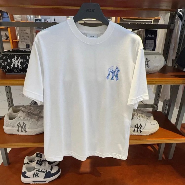 MLBLight luxury short sleeved t-shirt men's round neck half sleeved top unisex | Suyperbuy Spreadshe