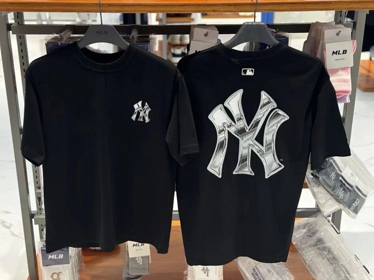 MLBLight luxury short sleeved t-shirt men's round neck half sleeved top unisex | Suyperbuy Spreadshe