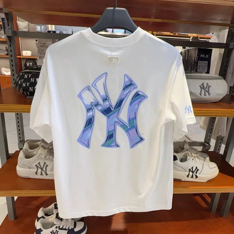 MLBLight luxury short sleeved t-shirt men's round neck half sleeved top unisex | Suyperbuy Spreadshe