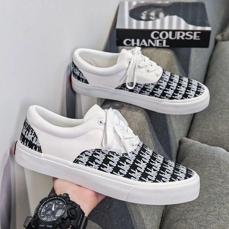 Vans board shoes, one foot low cut shoesFear of God x Vans Era 95 dx white black fog  | Suyperbuy Sp
