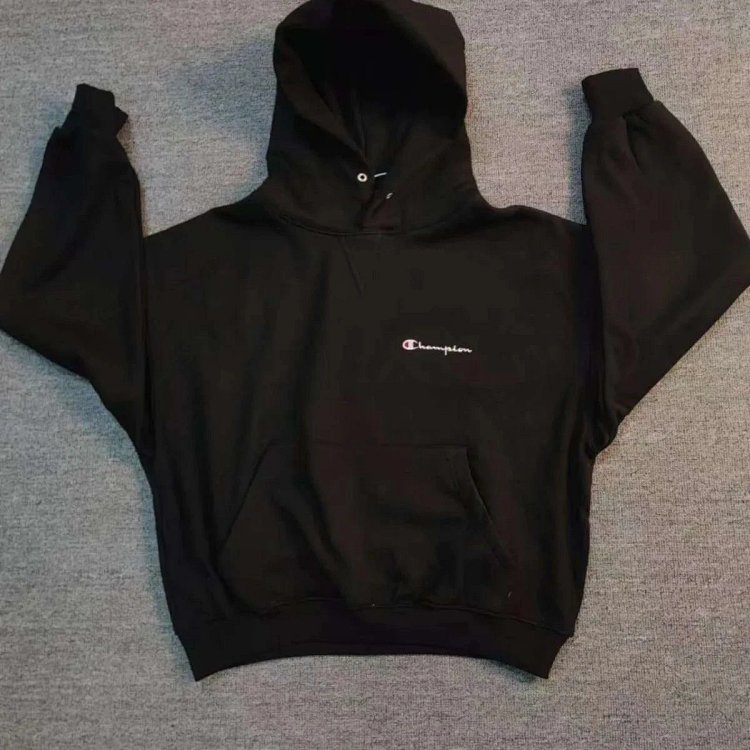 Champion 90s basic fleece sweatshirt jacket long sleeved perfect short wide boxy version ultimate wa