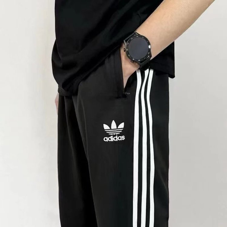Adidas Classic Sports Clover Three Bar Men's and Women's New Embroidered Sports Pants | Suyperbuy Sp