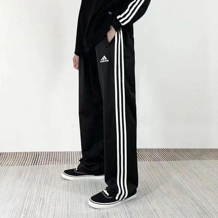 Adidas Classic Sports Clover Three Bar Men's and Women's New Embroidered Sports Pants | Suyperbuy Sp