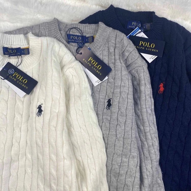 Ralph Lauren sweater Ralph round neck sweater pony sweater unisex