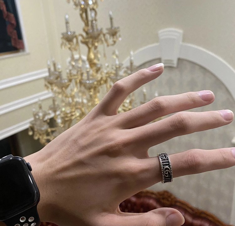 Couple Pair Ring 925 Silver Gucci GUUCI Vintage Double G Ring Vintage Vintage Vintage | Suyperbuy Sp