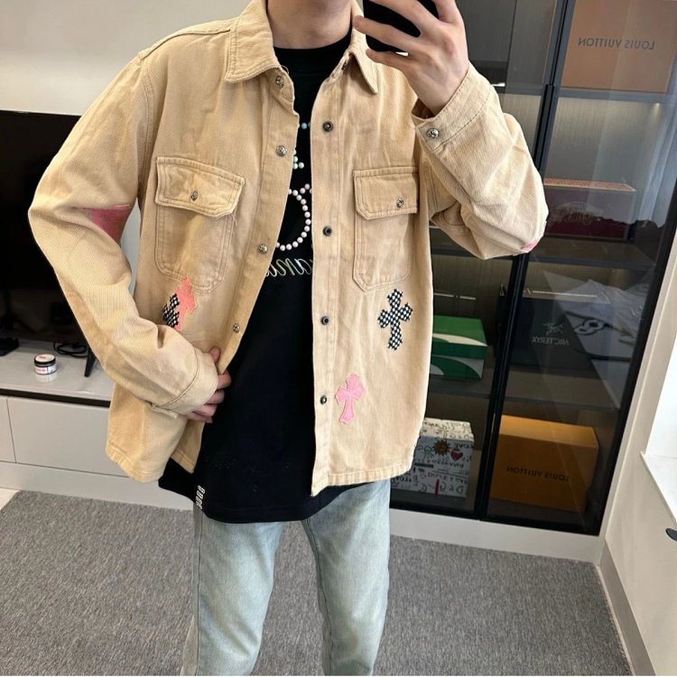 7743715359 Light Luxury Cowboy Coat Spring and Autumn Same Style Trendy Brand Men's Clothing | Suype