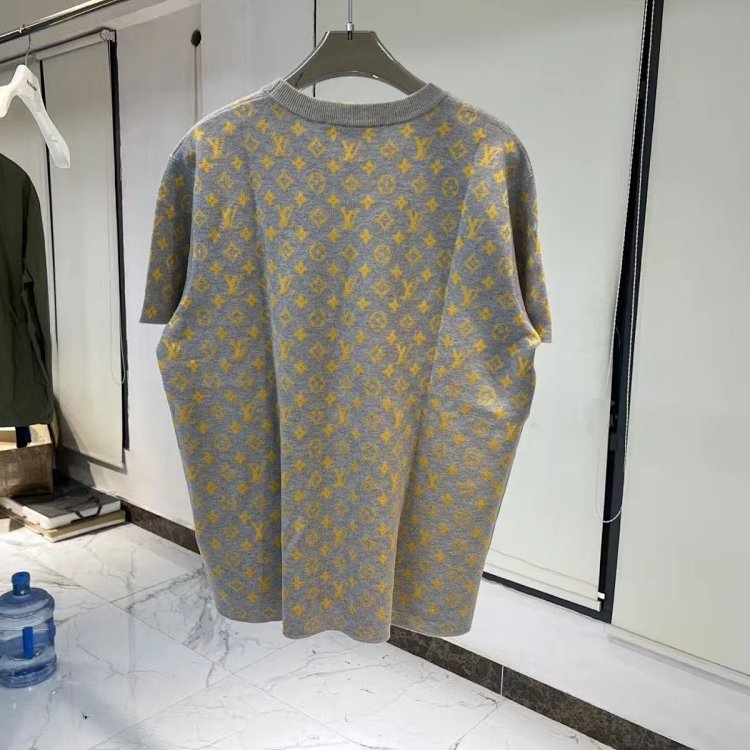 Louis Vuitton short sleeved T-shirt unisex knit top with half sleeves | Suyperbuy Spreadsheet