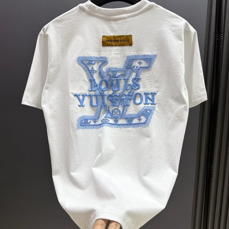 Louis Vuitton short sleeved T-shirt unisex knit top with half sleeves | Suyperbuy Spreadsheet