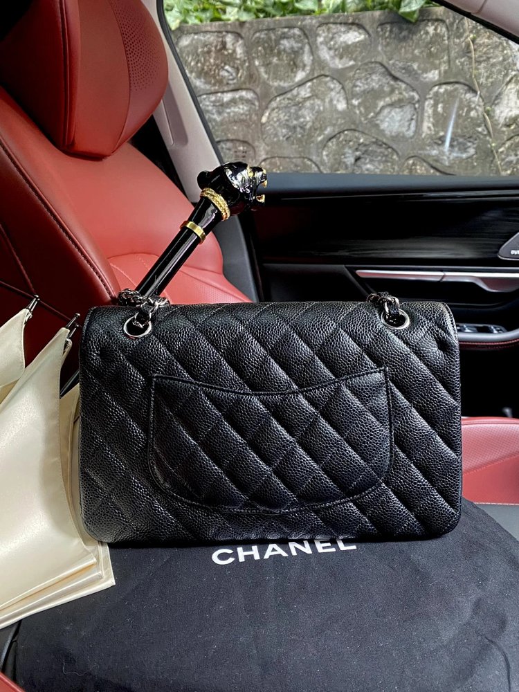 Chanel genuine leather women's bag with diamond grid chain shoulder crossbody bag | Suyperbuy Spread