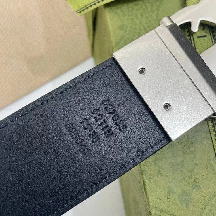 Gucci men's and women's belt PVC distressed calf leather vintage | Suyperbuy Spreadsheet