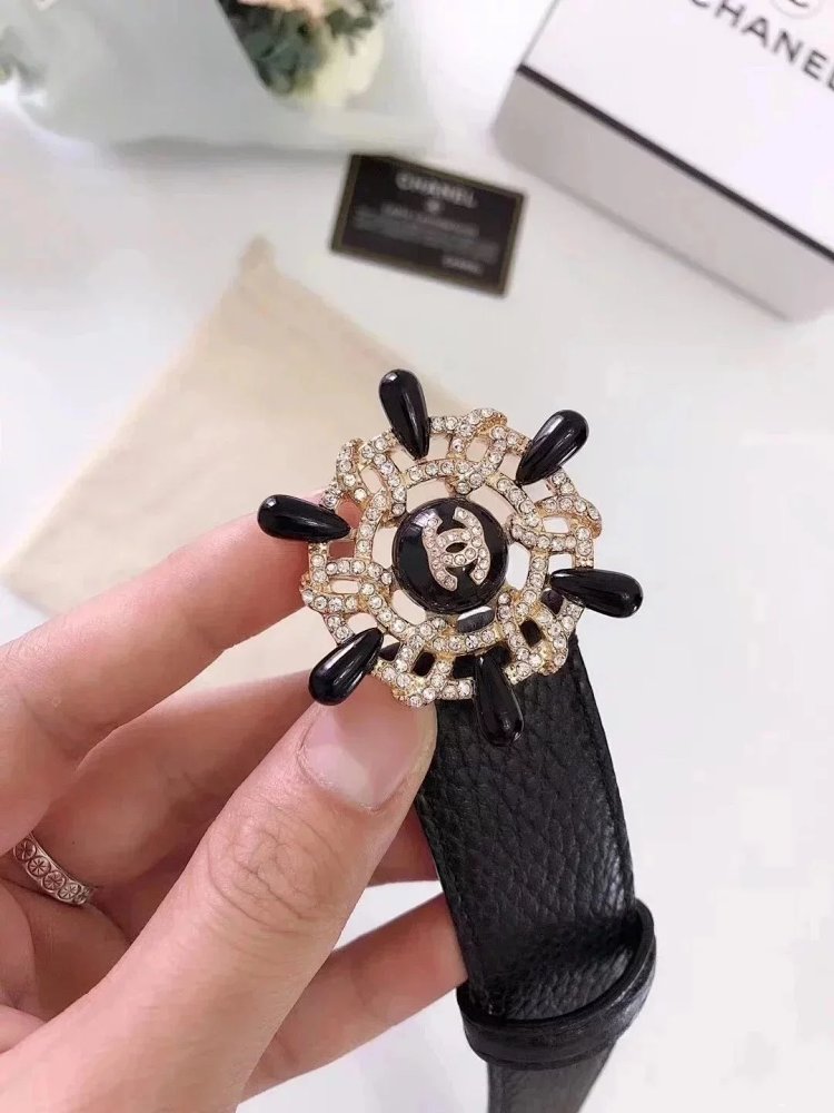 Chanel casual versatile full leather belt | Suyperbuy Spreadsheet