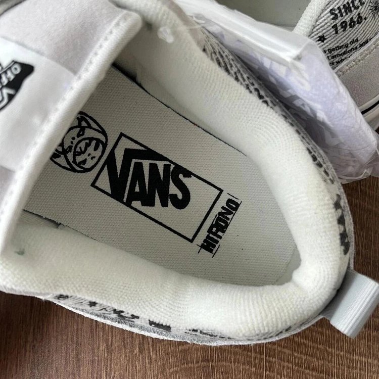 VANS Bubble Matt Ono Co branded Grey White Graffiti Casual Canvas Shoes | Suyperbuy Spreadsheet