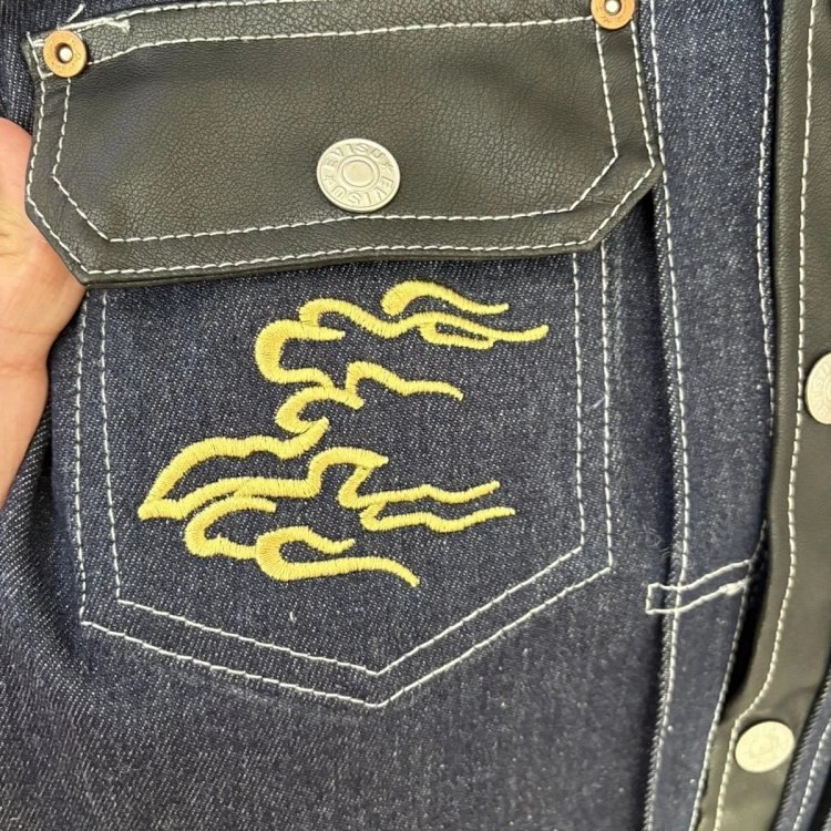 EVISU Heavy Industry Embroidered Cowboy Coat | Suyperbuy Spreadsheet