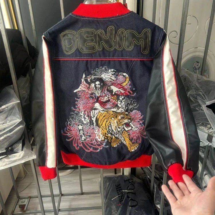 EVISU Heavy Industry Embroidered Cowboy Coat | Suyperbuy Spreadsheet