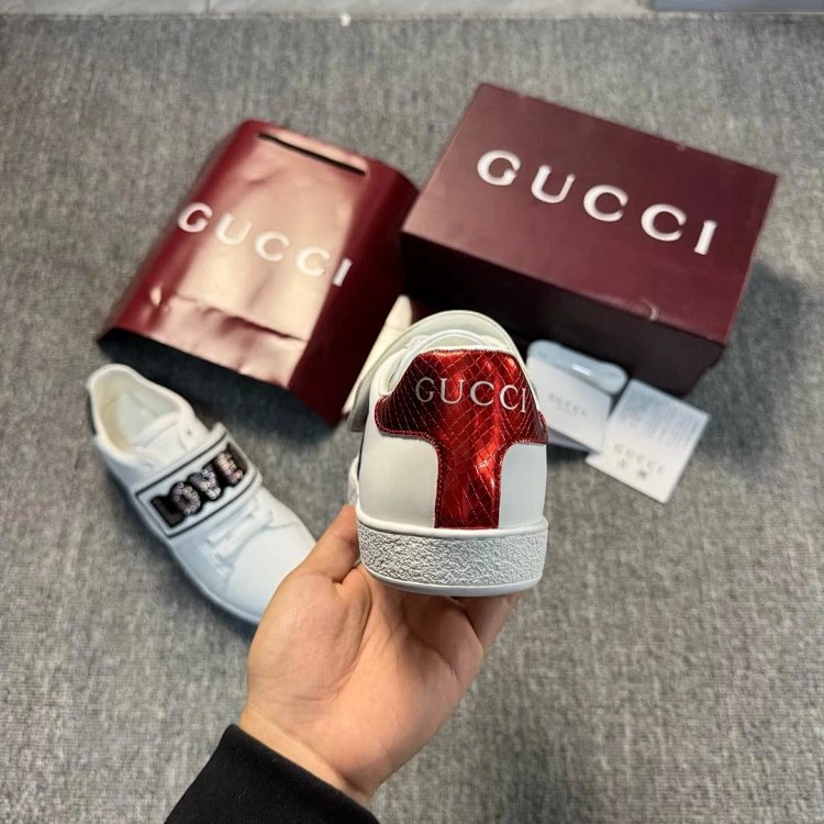 Gucci Bright Diamond Love Patch Casual Shoes Board Shoes | Suyperbuy Spreadsheet