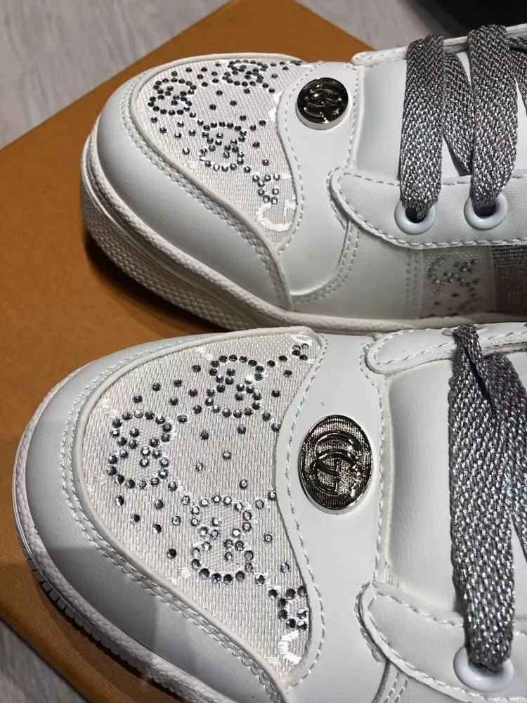 GUCCI dirty shoes, white rhinestone style fashionable board shoes | Suyperbuy Spreadsheet
