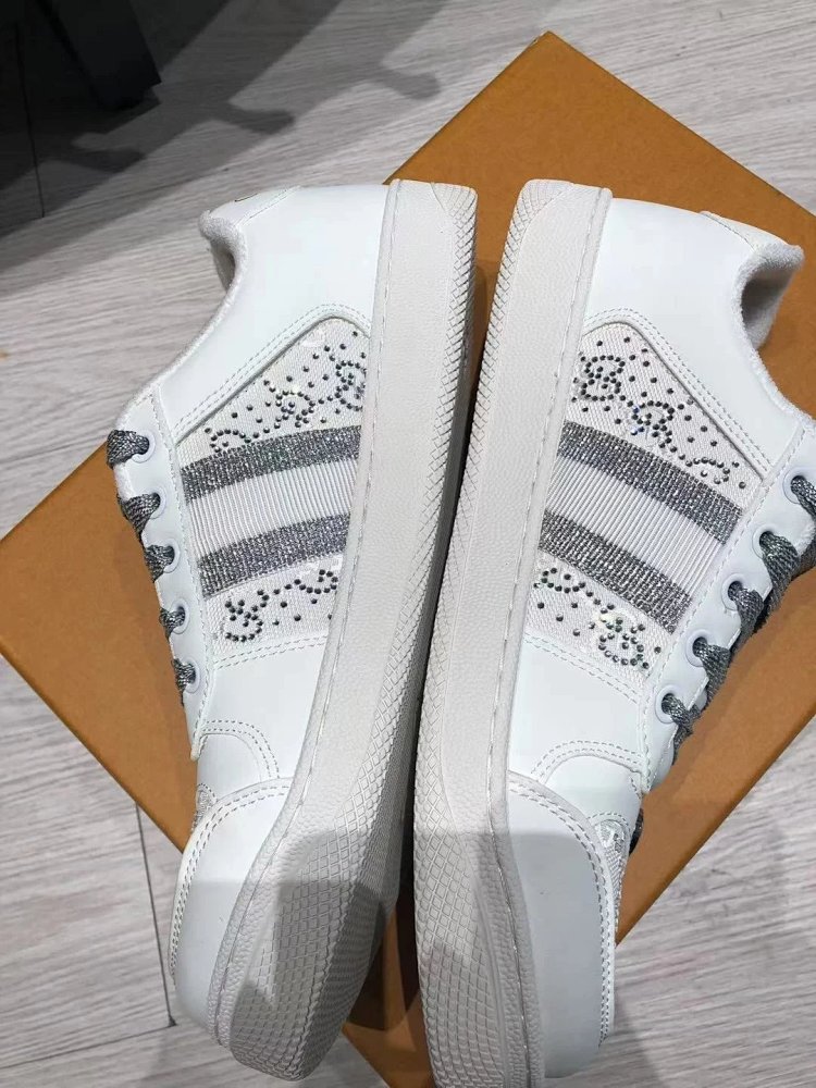 GUCCI dirty shoes, white rhinestone style fashionable board shoes | Suyperbuy Spreadsheet