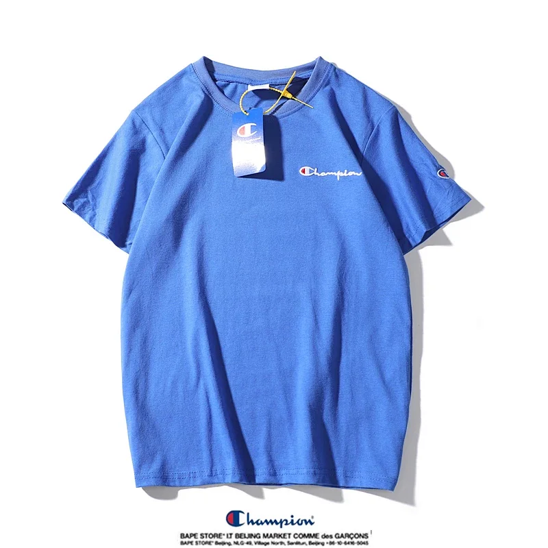 Champion small label pure cotton round neck short sleeved T-shirt | Suyperbuy Spreadsheet