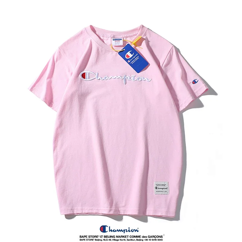 Champion Simple 3D Embroidered Cotton Short sleeved T-shirt | Suyperbuy Spreadsheet