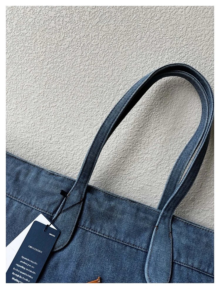 Ralph Lauren  Washed denim blue tote bag | Suyperbuy Spreadsheet