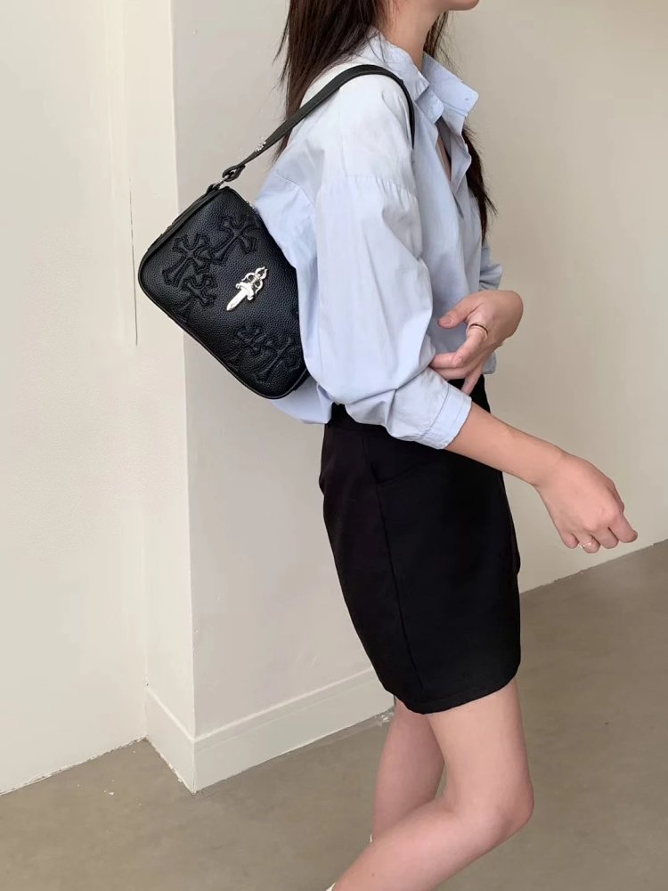 Chrome Hearts  Retro high-end lychee patterned shoulder bag | Suyperbuy Spreadsheet
