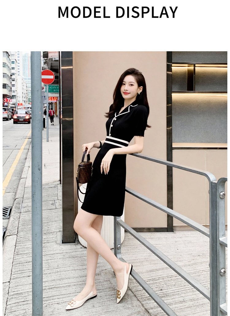 Summer Ice Silk Knitted French Dress | Suyperbuy Spreadsheet
