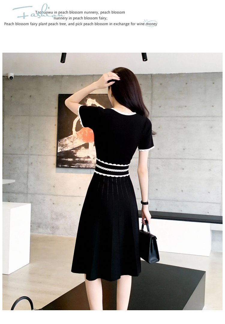 Summer new French Hepburn style small black dress | Suyperbuy Spreadsheet