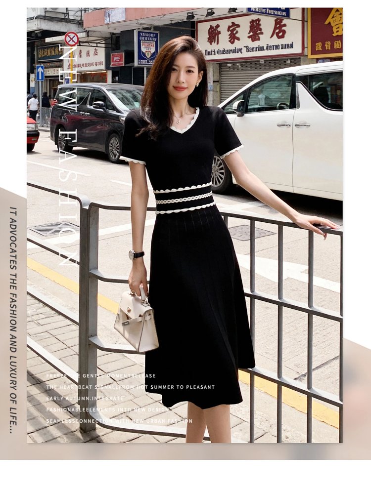 Summer new French Hepburn style small black dress | Suyperbuy Spreadsheet