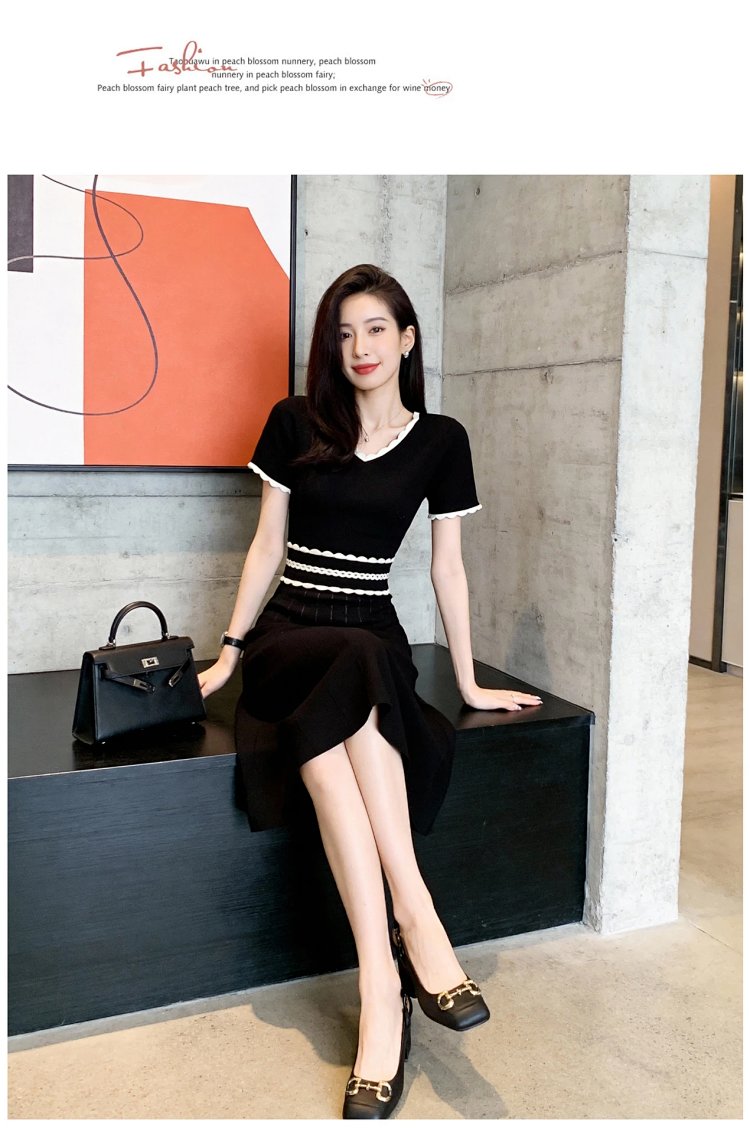 Summer new French Hepburn style small black dress | Suyperbuy Spreadsheet