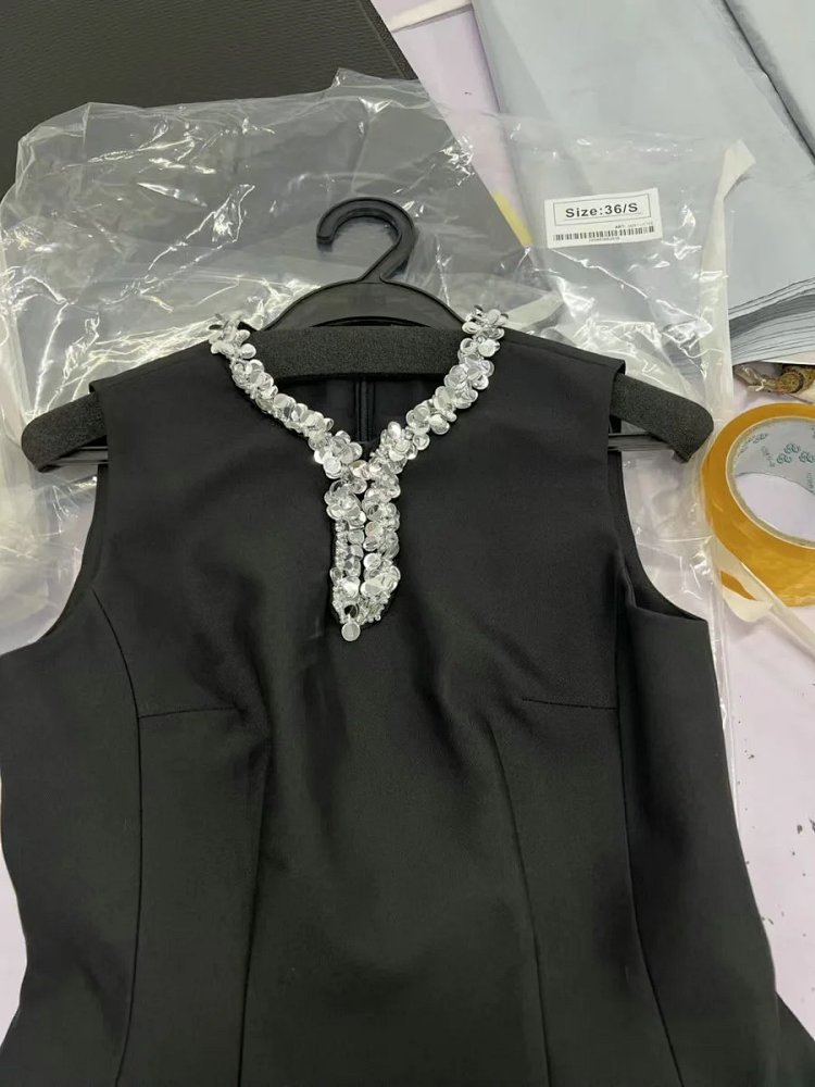 Temperament  skirt   socialite solid color sleeveless waist cinching slimming dress | Suyperbuy Spre
